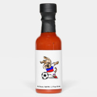 Funny Dabbing Dog Russia Soccer Jersey Russian Foo