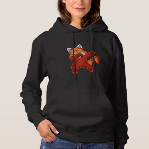 Funny Dabbing Red Panda Lover Hoodie