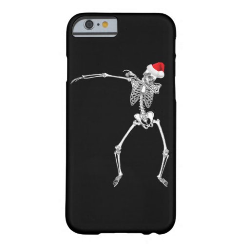 Funny Dabbing Skeleton Santa Christmas Barely There iPhone 6 Case