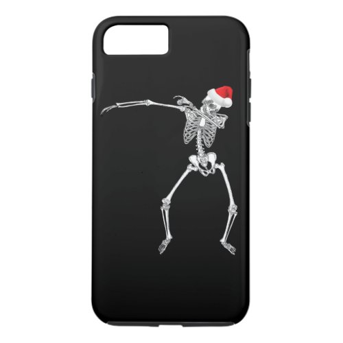 Funny Dabbing Skeleton Santa Christmas iPhone 8 Plus7 Plus Case