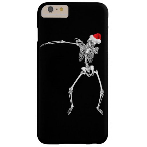 Funny Dabbing Skeleton Santa Christmas Barely There iPhone 6 Plus Case