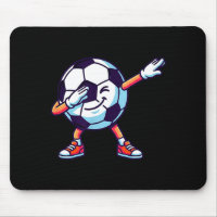 Funny Dabbing Soccer Ball Cartoon Srt Gift Kids Bo