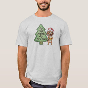 Funny Dachshund Christmas T-Shirt