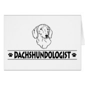 Funny Dachshund Dog (Front Horizontal)