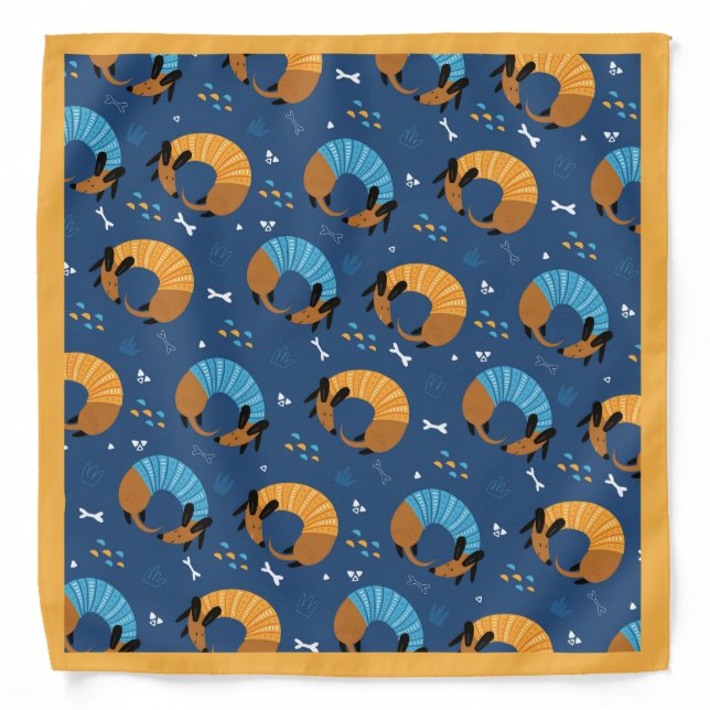 Funny Dachshund Dog Bandana (Front)