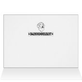 Funny Dachshund Dog Cards (Inside Horizontal (Top))