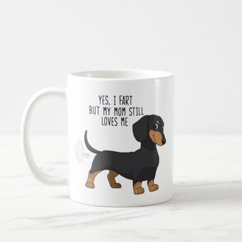 Funny Dachshund Dog Fart Coffee Mug