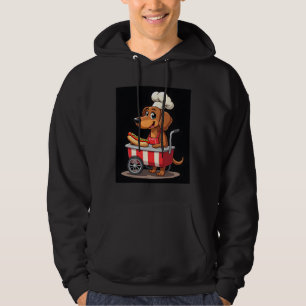 Funny Dachshund Dog Hotdog Sandwich Weenie Sausage Hoodie