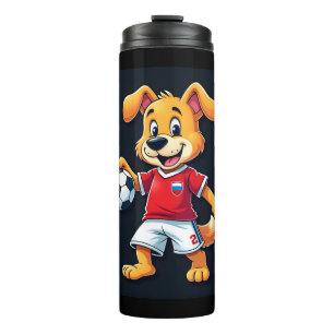 Funny Dachshund Dog Hotdog Sandwich Weenie Sausage Thermal Tumbler