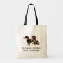 Funny Dachshund Dog | Tripping Over My Weiner Tote Bag