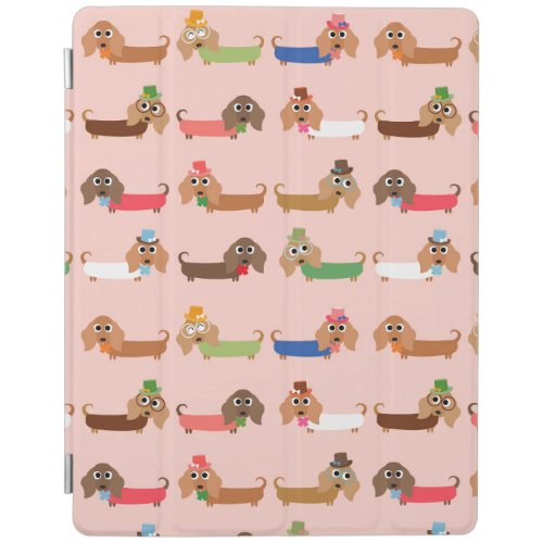 Funny Dachshund Dogs iPad Smart Cover