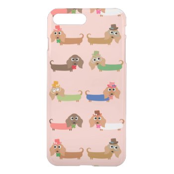 Funny Dachshund Dogs Iphone 8 Plus/7 Plus Case by FashionPhones at Zazzle