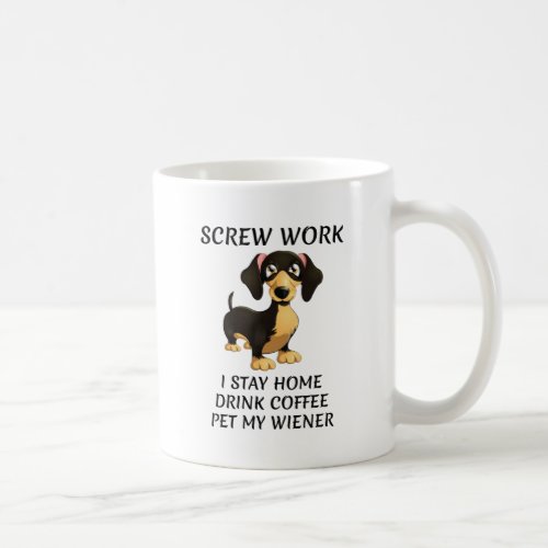 Funny Dachshund Gift For Dog Lover Mom Dad Coffee Mug