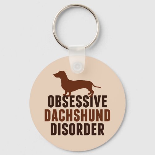 Funny Dachshund Lover Keychain