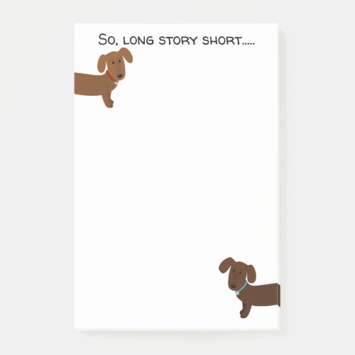 Funny Dachshund Lover Post_it Notes