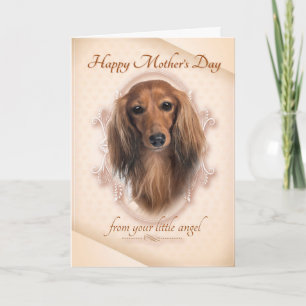 Funny Dachshund Mother's Day Card