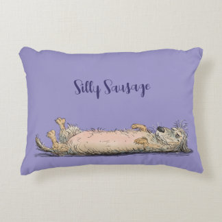Funny Dachshund Sausage Dog Pillow