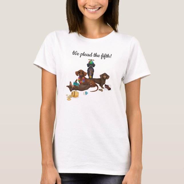 Funny Dachshund Shirt (Front)