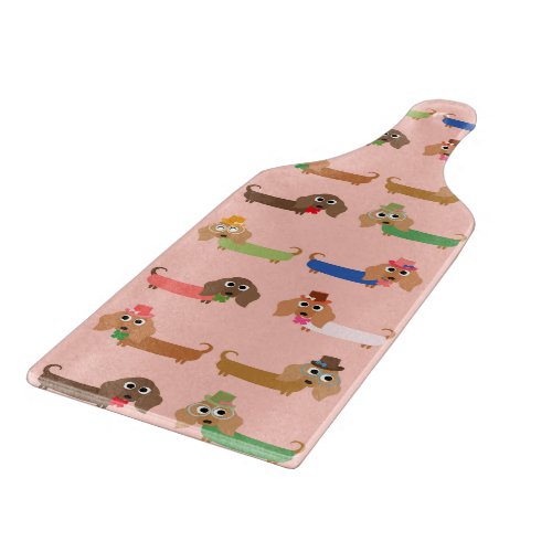 Funny Dachshunds Cutting Board