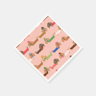 Funny Dachshunds Napkins