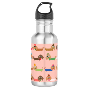 Funny Dachshunds Stainless Steel Water Bottle