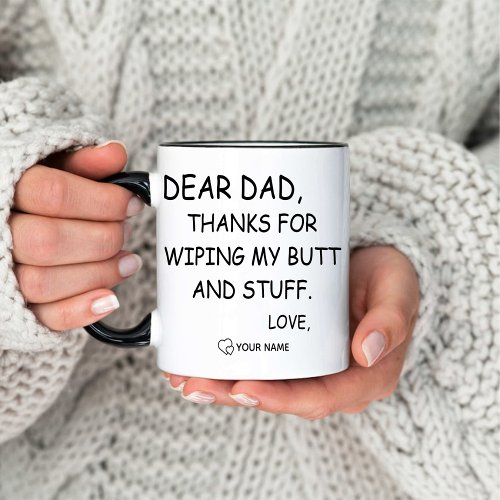 Funny Dad and Daughter Birthday Coffee  Mug