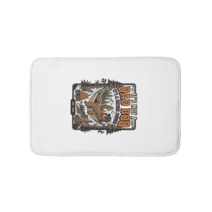 Funny Dad Bod Bear Camping Father Figure Shirt_1 Bath Mat