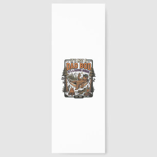 Funny Dad Bod Bear Camping Father Figure Shirt_1 Bookmarks