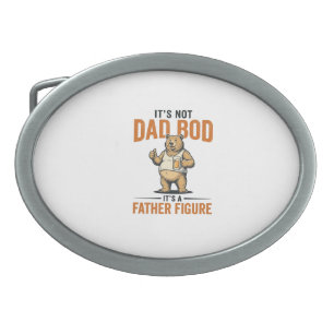 Funny Dad Bod Father Figure Bear Beer Shirt_1 Belt Buckle