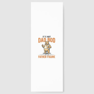 Funny Dad Bod Father Figure Bear Beer Shirt_1 Bookmarks
