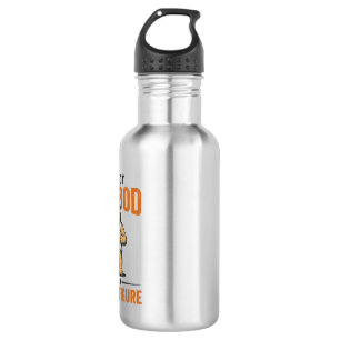 Funny Dad Bod Father Figure Bear Beer Shirt_1 Stainless Steel Water Bottle