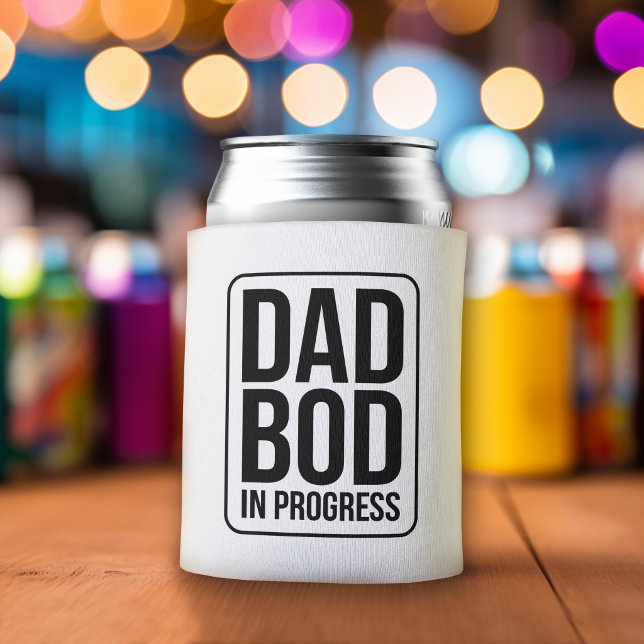 Funny Dad Bod Can Cooler