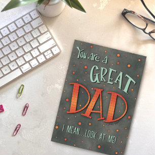 Funny Dad Card Cute Father’s Day Inspirivity Card