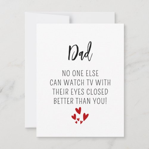 Funny Dad Card _ Sarcastic Fathers Day  Birthday
