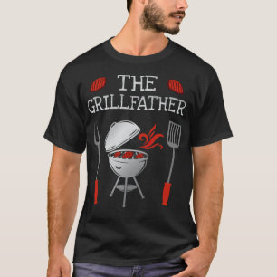 Funny Dad Chef BBQ Grill Master astronaut birthday T-Shirt