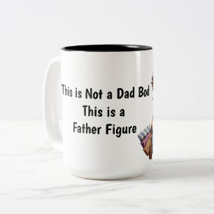 Funny Dad Coffee “Father Figure” Dad Bod Mug