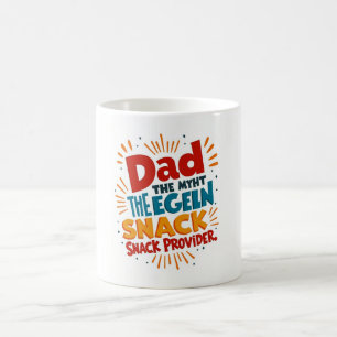 Funny Dad Coffee Mug – Snack Provider Legend Cup
