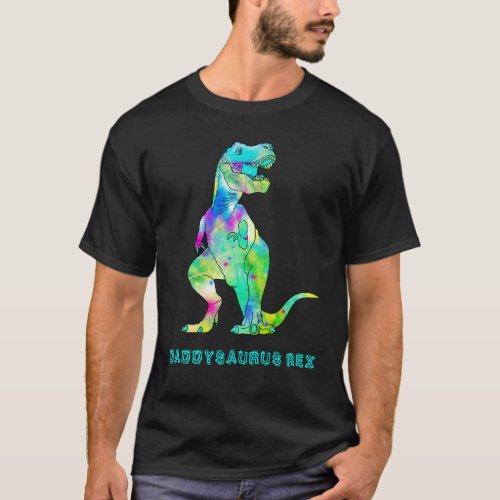 Funny Dad Dinosaur Daddysaurus Fatherâs Day T_Shirt