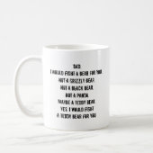 Funny Dad Father Father's Day Gift Mug (Left)