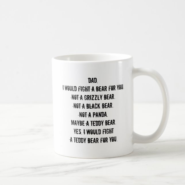 Funny Dad Father Father's Day Gift Mug (Right)