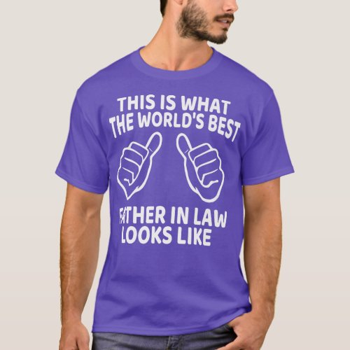 Funny Dad Fathers Day from Daughter Son in Law Bes T_Shirt