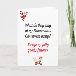 Funny Dad Joke Christmas Card