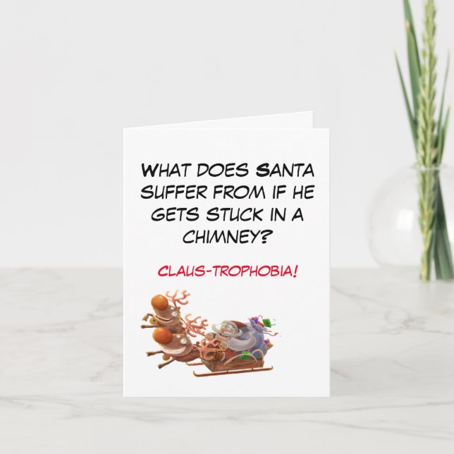 Funny Dad Joke Christmas Card (Front)