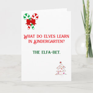 Funny Dad Joke designed Christmas Card