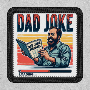 Funny Dad Joke Retro Humor Vintage Aesthetic Patch