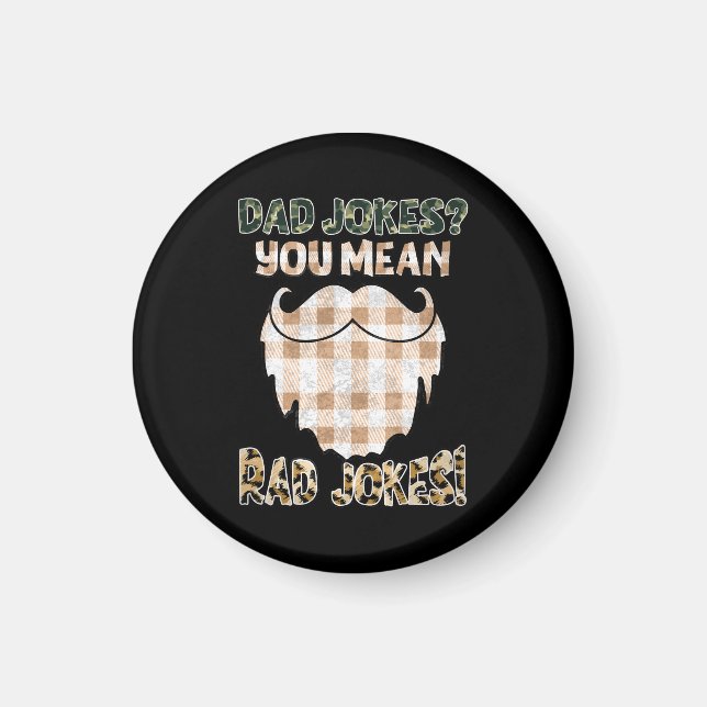 Funny Dad Jokes | Father's Day | Rad Jokes Magnet (Front)