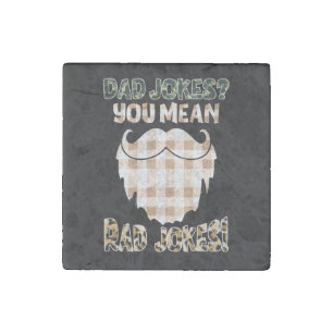 Funny Dad Jokes Father's Day Rad Jokes Stone Magnet
