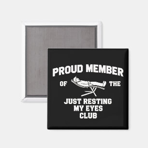 Funny Dad Just Resting My Eyes Fathers Day Funny  Magnet