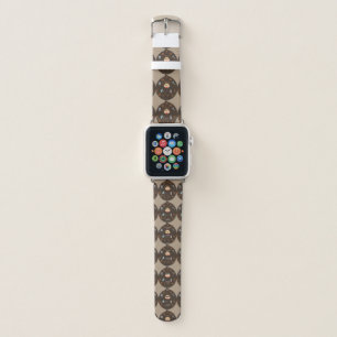 Funny Dad Monster Loves Coffee Apple Watch Band