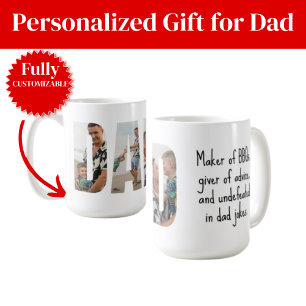 Funny Dad Mug – BBQ Master & Dad Joke Champion